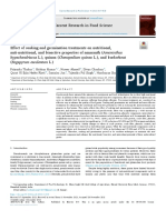 Current Research in Food Science: Hypochondriacus L.), Quinoa (Chenopodium Quinoa L.), and Buckwheat