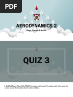 AERODYN2 - Quiz 3 - Special