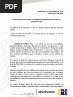 BOLETÍN 56 Por Cuaresma, Salud Verifica El Cumplimiento de Medidas de Sanidad en Establecimientos (Jueves 23 de Febrero Del 2023)