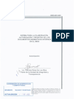 Registro de Los Documentos Normativos Internos en El Imss 0503-001-001