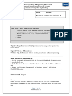 (A Constituent College of Somaiya Vidyavihar University) : RDBMS 2022-23