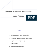 Initiation Aux BD Access