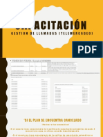 Capacitación GESTION DE LLAMADAS (TELEMERCADEO)