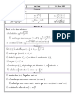 Devoir 1 Maths 1er BAC Sciences Mathematiques 2nd Semestre Sections Internationales Option Francais Modele 5