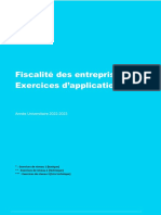 PSB - Fascicule D'exercices - Droit Fiscal Des Entreprises - Etudiants PDF