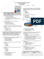 Examen Tecnología 8° 1 Periodo