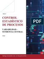 TAREA 1. Control Estadístico de Procesos