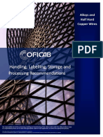 10.42.01.02-05 - Handling Labelling Storage and ProcessinRecommendations - Alloys and Half Hard Copper Wi PDF