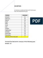 Sample Forecasting Problem