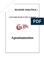 Sebenta Contabilidade Analitica I 2022-2023 PDF