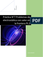 Práctica N°7 Problemas de Electrostática Con Valor en La Frontera Pt. 1