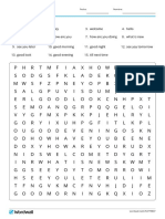 Word Search Sopa de Letras