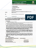 Informe #02 Solicito Reinicio de Obra