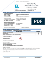 Hoja de Datos de Seguridad-Fehling A Solución de Cobre-2570-Hycel