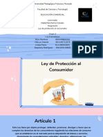 Exposición Grupal Los Evaluadores - Pdf.ley de Proteccion Al Consumidor