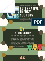 Alternative Energy Sources