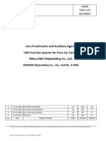 TH21 - LST - 4210 - 0001 - Rev.5 - List of Lubricants and Aux. Agents