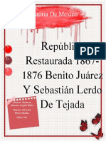 Gobierno de Benito Juárez y Sebastián Lerdo de Tejada