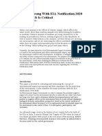 What's Wrong With EIA Notification 2020 and Why It Is Critical