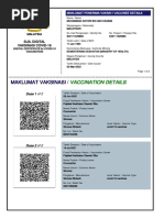 Maklumat Vaksinasi: Vaccination Details