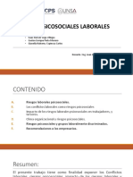 Exposición Tema 2 Riesgos Laborales Psicosociales. Perspectiva Organizacional, Jurídica y Social.