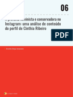 A Prefeita Feminista e Conservadora No Instagram: Uma Análise de Conteúdo Do Perfil de Cinthia Ribeiro