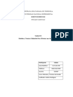 Unidad III - Modelos y Técnicas Utilizables para Efectuar Una Investigación. FINAL