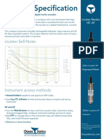 Ocean Sonics Iclisten Specs Web