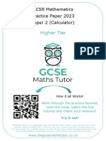 2023 Practice Paper 2 Higher (Calculator) PDF