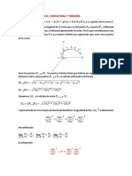 Longitud de Arco Curvatura y Torsion