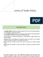 Instruments of Trade Policy