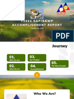 Presentation 1 - Y2021 SAPSAWP Accomplishments Report