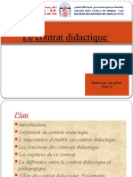 Contrat Didactique