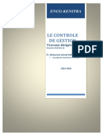 Controle de Gestion TD