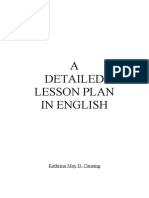 Detailed Lesson Plan in English