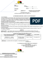 Arrete #Mtefpls/Sg/Dgfop/Drhe: Vu La Constitution