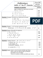 Devoir 1 Modele 2 Mathematiques 2ac Semestre 2 PDF