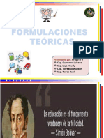 Formulaciones Teóricas