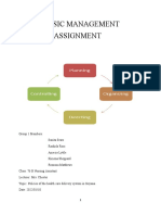 Basic Mangement Group Assignment Group 1