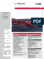 Terex Finlay I-110RS Impact Crusher PDF