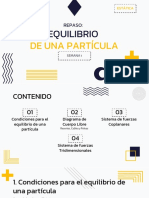 Semana 1 - Equilibrio de Una Partícula