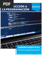 Laboratorio1 Creación de Diagramas de Flujo
