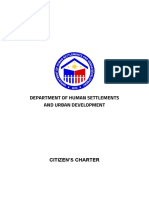 DHSUD Citizen - S Charter PDF