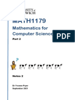 MATH1179 Text Book Part 2 2021-2022