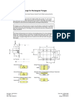 Frame Bending Flange Design Method For Rectangular Flanges