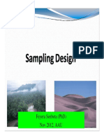 Unit 4. Sampling Design