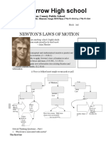 Work Sheet-7 Newtons 3laws Work Sheet