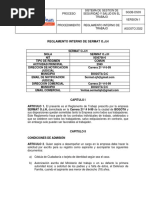 1.1.8.1. Reglamento Interno de Trabajo PDF