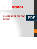 Module-5: Passive Solar Building Design