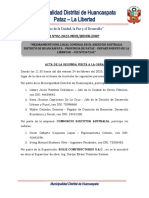 Acta de Inspeccion de Obra-Australia - Segunda Visita